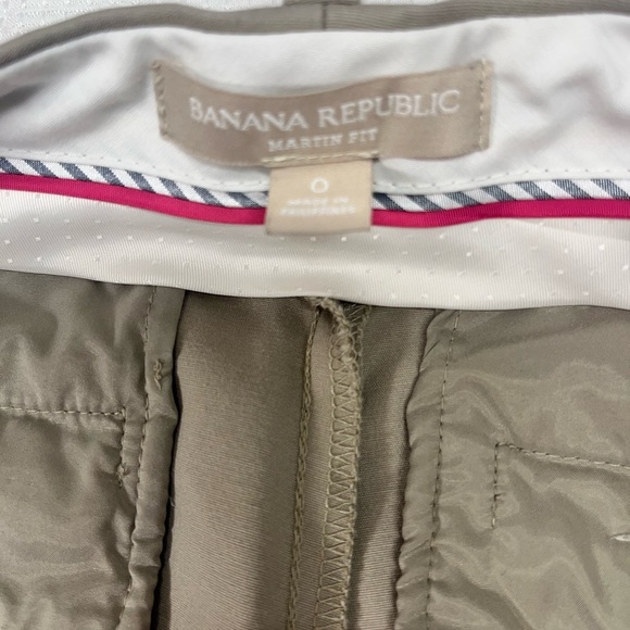 Banana Republic tan trousers Sz 0 - Picture 5 of 11